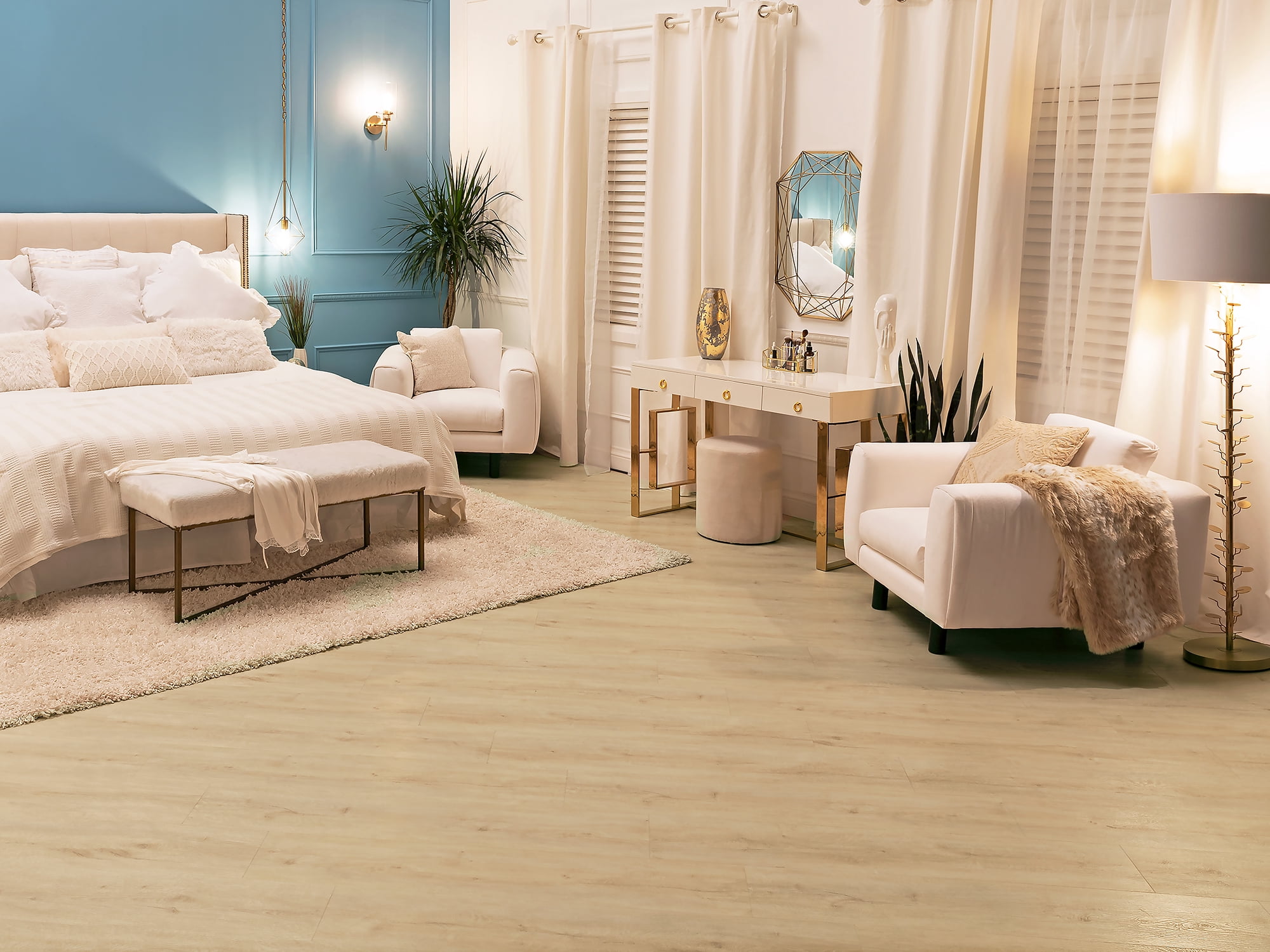 NewAge Products Vinyl Plank Flooring - 600 sqft - White Oak