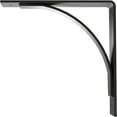 thumbnail image 4 of Ekena Millwork 3"W x 12"D x 12"H Morris Steel Bracket, Powder Coated Black, 4 of 11