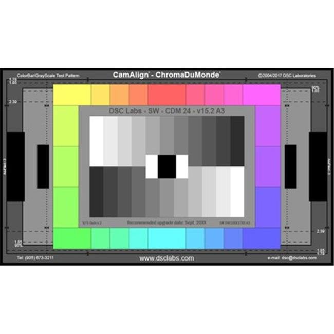 DSC Laboratories DSCLCDM24JR 17 x 10 in. ChromaDuMonde 24 Camera Color