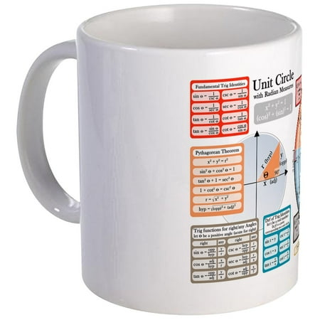 Unit Circle - CafePress - Unit Circle With Radians Mug - Unique Coffee Mug, Coffee Cup CafePress