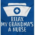 thumbnail image 2 of Relax My Grandma Is A Nurse Essential Romper Boys or Girls Infant Baby Brisco Brands 12M, 2 of 6