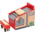 thumbnail image 1 of Wooden Train Track, Lumberyard Scene Accessories, Loading Machine, Children's Toys, 1 of 5