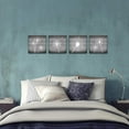 thumbnail image 3 of Dandelion Canvas Wall Art White and Grey Paintings Picture Decor Modern Bedroom Bathroom Decorations (12x12inchesx4pcs), 3 of 6