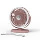 thumbnail image 4 of Fiudx Ofertas flash Artículos en oferta Ventilador recargable USB con luz nocturna de escritorio para exteriores, iluminación de escritorio para dormitorio en casa, ventilador de mesa pequeño, 4 of 7