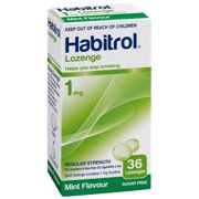 Habitrol Nicotine Lozenge 1mg Mint Flavor. 36 Lozenges per box.