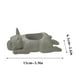 thumbnail image 3 of Maceta de resina con forma de perro para suculentas | Mini maceta con forma de perrito para suculentas y hierbas | Decoración para el hogar y la oficina | Blanco, 3 of 5