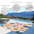 thumbnail image 4 of Fsddascl Coastal Shell Outdoor Rug for Patio/Deck/Porch, Non-Slip Large Area Rug 5 x 8 Ft, Summer Nautical Shell Beach Starfish Sea Indoor Outdoor Rugs Washable Area Rugs, Camping Rug Carpet, 4 of 5