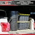 thumbnail image 2 of ABN Truck Bed Cargo Net - 6 x 8 Foot Bungee Web with 28 Nylon Hooks for Trailer, 2 of 2