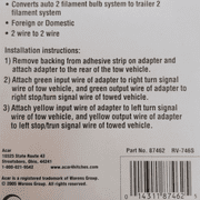 ACAR Solid State 2-2 Tail Light Converter – Solid State, RV-746S