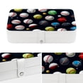 thumbnail image 4 of Baseball PU Leather Jewelry Boxes Necklace Holder Display Case with Removable Compartment Portable, 4 of 6