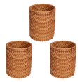 thumbnail image 1 of 3X Rattan Chopsticks Tube Shovel Spoons Bucket Dinner Knives Forks Tableware Storage Box Home Storage Baskets A, 1 of 8