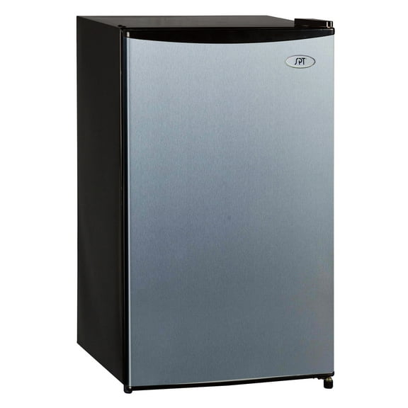 Sunpentown 3.3 cu ft Two Door Refrigerator, Stainless Steel