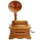 thumbnail image 5 of Caja de música de gramófono vintage con manivela, ideal para hacer tú mismo, regalo de cumpleaños o de Navidad., 5 of 14