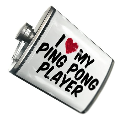 

NEONBLOND Flask I heart love my Ping Pong Player