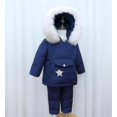 thumbnail image 2 of Winter Snowsuit, Children Clothing Sets Winter Hooded Duck Down Jacket Snowsuit80cm, 2 of 5