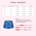 thumbnail image 5 of Zaldita Kids Girls Metallic Dance Shorts Gymnastics Shorts Sparkle Tumbling Bottoms Drawstring Athletic Shorts Dancewear Black 130, 5 of 5