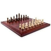 cardinal game gallery chess & checkers wood set