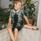 thumbnail image 4 of Balery Floral Angelic White Wings Conjunto de Pijama Infantil de Manga Corta con Estampado – Ropa de Dormir de Algodón Suave-Small, 4 of 6