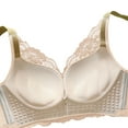 thumbnail image 5 of Women's Plus Size Wireless Bra, Adjustable Breathable Lace Thin Cup Seamless Full Coverage Comfort Support for Everyday Wear, 5 of 5