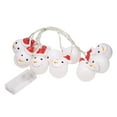 thumbnail image 3 of Christmas Snowman String Lights Christmas Decorations String Lights Snowman LED Decorative Lights for Xmas Tree Home Garden Party Indoor Outdoor Decor(4.9 Ft 10 LED), 3 of 8