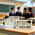 thumbnail image 5 of `Class of 2026 Graduation Money Holder Wooden Cash Gift Card Holder College Graduation Gifts`, 5 of 7
