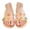 stag126-Pink, variant on BRICH Women's Flower Crystal Jelly Slippers Clear Bathroom Slides Cute Sandals Purple 7.5