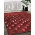 thumbnail image 3 of Ahgly Company Machine Washable Indoor Rectangle Transitional Cranberry Red Area Rugs, 8' x 12', 3 of 7