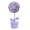 Purple, variant on Yellow Usb Handheld Fan Portable Rechargeable Desktop Fan With Base 3 Wind Levels Strong Wind For Home Office Camping Travel
