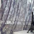 thumbnail image 3 of HDWUEN Sheer Lace Curtain, Vintage Rose Embroidery Window Drapes For Bedroom Living Room Sets Of 2 Rod Pocket, 57" X 70", 3 of 3