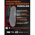 thumbnail image 4 of Plantillas ortopédicas CRUVHEAL Work Comfort, antifatiga, negras, 4 of 6
