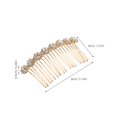 thumbnail image 2 of CTIRCHIU 4pcs Crystal Hair Barrettes in Assorted Color for Formal Event Accessory and Party for Women, 2 of 8