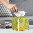 thumbnail image 6 of Gukieu Cute Turtle Print Leather Tissue Box, PVC Waterproof Velcro Opening and Closing Square Tissue Box Holder, Suitable for Home and Office Decoration, 6 of 7