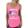 thumbnail image 1 of Awkward Styles Proud Mom of a Veteran Racerback Tank Top USA Veteran Gifts Patriotic Mom Tank Top United States of America Vintage Flag Shirt for Mom USA Pride Mom Veteran Racerback Tank Top, 1 of 4