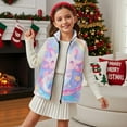 thumbnail image 3 of Yuyamidu Girls Axolotl Vests Size 7-8 Cute Zip Up Fuzzy Fleece Jacket Vest with Pockets Lightweight Warm Stand Collar Sleeveless Coat Winter Waistcoat for Kids, 3 of 6