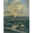 thumbnail image 3 of Franz Hohenberger 12x14 Black Modern Framed Museum Art Print Titled - Coal Station of the Nordbahn (1908), 3 of 5