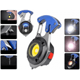 thumbnail image 2 of Mini Keychain Flashlight 500 Lumens Waterproof Keyring Torch 7 Light Modes Portable Pocket Light With Window Hammer Seat Belt Cutter Screwdriver Magne, 2 of 5
