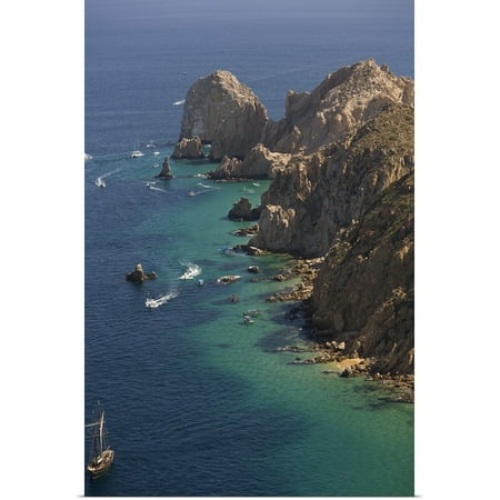 Great BIG Canvas | Rolled Stuart Westmorland Poster Print entitled Aerial view of Cabo San Lucas from ultralight aircraft, Baja California, (The Best Ultralight Aircraft)