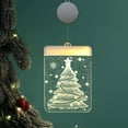 thumbnail image 1 of Xihbxyly Cortina de Luces Led Navideñas, Diseño de Copo de Nieve Blanco Cálido, Papá Noel y Muñeco de Nieve, Funciona con Pilas, con Gancho y Ventosa, Decoración para Ventanas y Árboles, Decoración p, 1 of 2