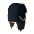 thumbnail image 2 of WITHMOONS Russian Ushanka Cap Winter Trapper Ear Flap Hats YZT0092 (Black), 2 of 5