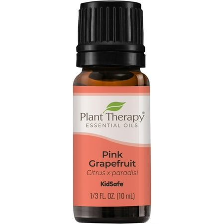 Plant Therapy Pink Grapefruit Essential Oil 10 mL (1/3 oz) 100% Pure, Undiluted, Natural Aromatherapy, Therapeutic Grade
