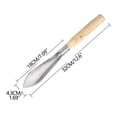 thumbnail image 3 of C Garden Spade With Wooden Handle Heavy Duty Steel Digging Tool For Yard Patio Planting, 3 of 6