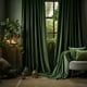 thumbnail image 1 of Apmemiss Clearance Velvet Curtains 63 Inches Long, Luxury Grommet Blackout Curtains 2 Panels, Thermal Insulated Privacy Room Darkening Window Drapes for Bedroom Living Room Home Theatre (52Wx63L), 1 of 6