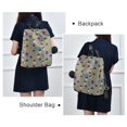 thumbnail image 6 of FORMRS Women's Travel Backpack Purse Anti-Theft Hidden Pockets Casual Shoulder Bag, Cute Acorns Pattern, 6 of 7