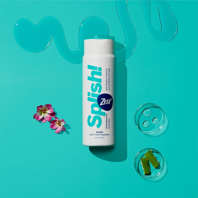 Zest SPLISH! AQUA BODY WASH 18OZ - Walmart.com