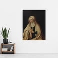 thumbnail image 2 of Van Leyden Virgin Mary Painting Extra Large XL Wall Art Poster Print, 2 of 3