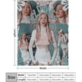 thumbnail image 2 of Sydney Sweeney Blanket Ultra Soft Flannel Fleece Blanket Stylish Bedroom Living Room Sofa Warm Blanket All Season Use 40"*50" （100 * 130cm）, 2 of 6