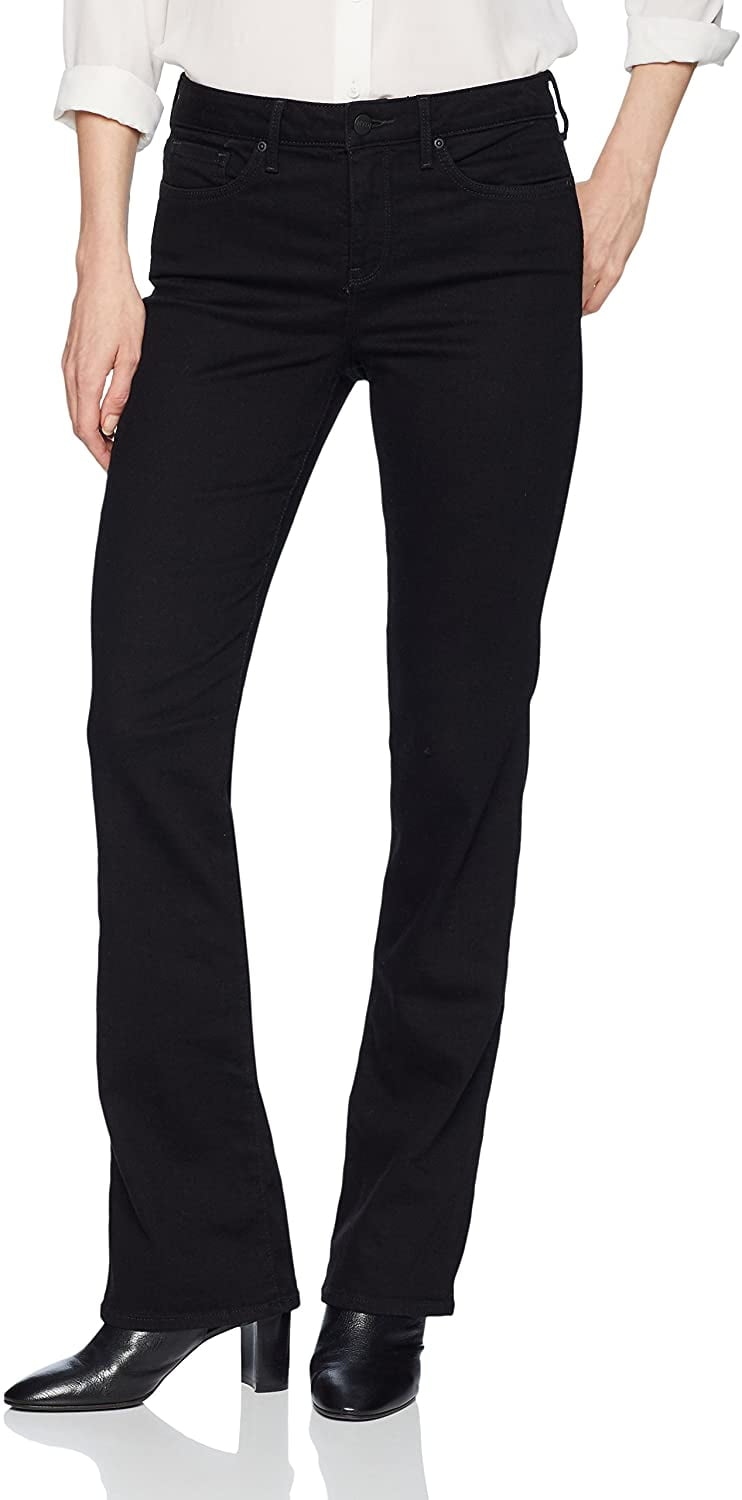 nydj barbara bootcut jeans black