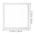 thumbnail image 2 of LEEYNEER 2pcs Aluminum Ceiling Light Cover For Kitchen And Bathroom Recessed Square Surface Mount Ceiling Light Trim Light Fixture, 2 of 8
