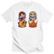 thumbnail image 1 of Camiseta para mujer con dos muñecas Matryoshka imagen de camiseta gráfica Vintage, 1 of 6