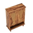 thumbnail image 4 of GVN Shoe Storage Cabinet, Shoe Organizer,Rattan Shoe Cabinet, 5-Tier Hidden Shoe Rack with Ventilated Doors, 4 of 5